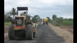 Reconstruction of district road with StrataWeb&reg;