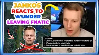 Jankos Reacts to FNC Wunder LEAVING FNATIC 👀
