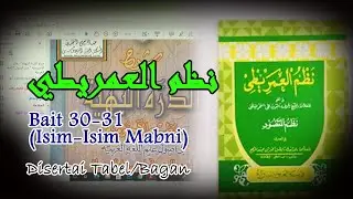 #7. Penjelasan Bait 30-31 || Nadzom Imrity