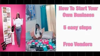 How to start your own business | 5 easy steps |  Free vendor info | Girl Boss