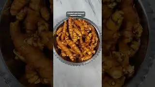 (part-1)🌿 Planting Small Turmeric to harvest | Organic HomeGrown Turmeric🌾 #turmeric #pasupu #shorts