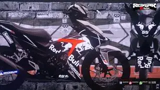 RS150R CUSTOM STICKER REDBULL TECH3 WINTER TEST  (sticker installation)