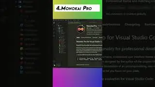 #2 Top 5 Visual Studio Code themes (DARK)|PART-2🤯#shorts