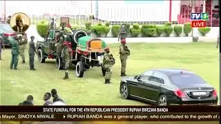 ZAMBIA NEWS | STATE FUNERAL FOR THE 4TH REPUBLICAN PRESIDENT RUPIAH B. BANDA