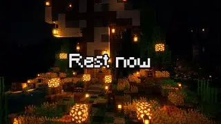 You can rest now. Old Minecraft Feel | 8 Hours Rainy Night for Sleep