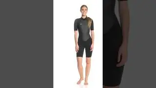 O'Neill Women's 2MM Reactor II Back Zip Short Sleeve Spring Suit | SwimOutlet.com
