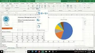 Insert Chart in MS Excel 365
