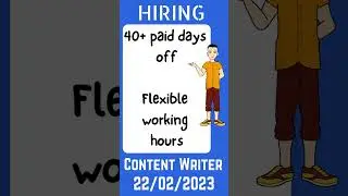 Hiring Content Writer | Content Writing Jobs | Freelance Writer #contentwriter #contentwriting