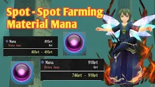 Spot farming material Mana Toram Online