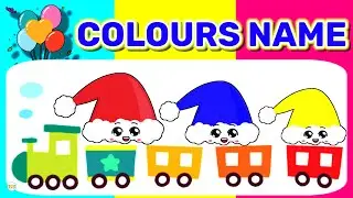 Learn 10 Colours Name with Spelling & Pronunciation | Learn Colours for Kids