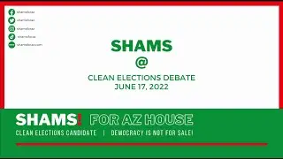 Shams AbdusSamad at the District 11 Clean Elections Debate