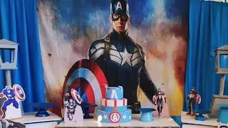 COMO MONTAR DECORA&Ccedil;&Atilde;O CAPIT&Atilde;O AM&Eacute;RICA - KIT PEGUE E MONTE CAPIT&Atilde;O AM&Eacute;RICA