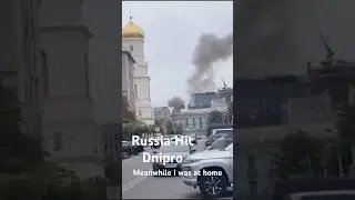 STRIKE ON DNIPRO CITY CENTER &mdash; Remember When We Called It Terrorism? #ukrainewar
