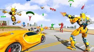 Bee Robot Car Transformation Game: Robot Car Games Cradley Creations Gameplay