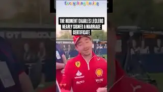 Girls tried to trick Charles Leclerc into signing marriage certificate #charlesleclerc #f1shorts