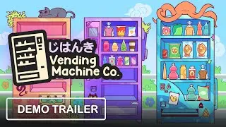 Vending Machine Co. - Japanese Themed Vending Machine Company Management Sim - Demo Trailer (Steam)
