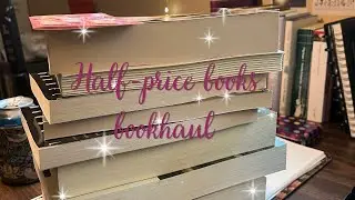 Half-price books bookhaul
