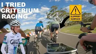 My FIRST CRIT RACE went like this......