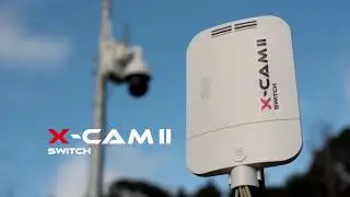 X-CAM 2 Switch PoE CAMSAT  -  Outdoor, waterproof PoE switch for CCTV IP cameras.