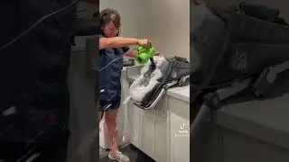 The most satisfying stroller cleaning hack! #UPPAbaby #satisfyingvideo