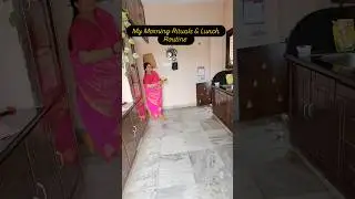 Peaceful Morning Rituals 🌼 Tulasi Puja & Homemaker Lunch Routine