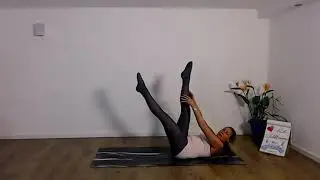Pilates Mattentraining ohne Hilfsmittel