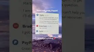 Not great, paypal! 💰 #scam #paypal #paypalmoney #text #fail #chat #business #funnymemes #jokes #meme