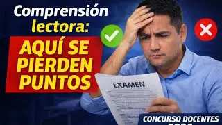CONCURSO DOCENTE 2026 Comprensi&oacute;n lectora el punto de quiebre | Profe Camilo Math 2
