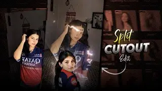 Trending Split Cutout Transition Reels Video Editing In Mobile |Capcut Video Editing | Full Tutorial