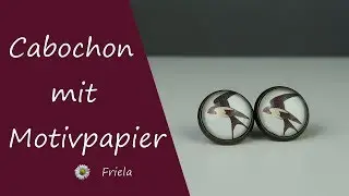 DIY Cabochon mit Motivpapier I Anleitung