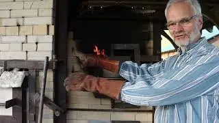 Firing the Wood Kiln at Lockbridge Pottery