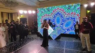 Best wedding Emcee Chandini Sehgal hosting  Sangeet night performance