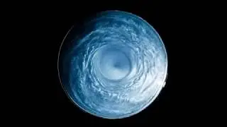 Rheoscopic Fluid in Spinning Vortex Dome