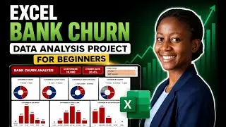 Bank Churn Data Analysis in Excel | End-to-End Dashboard Design Data Analyst Portfolio Project
