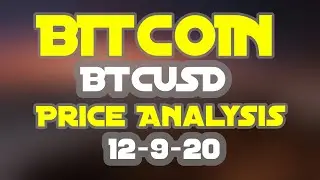 Bitcoin BTCUSD Bitstamp Chart Price Prediction & Technical Analysis 12/9/20