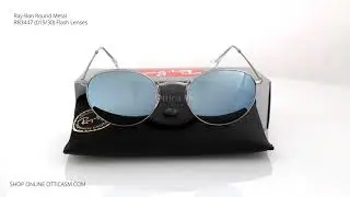 Ray-Ban RB 3447 Round Metal Flash Lenses 019/30