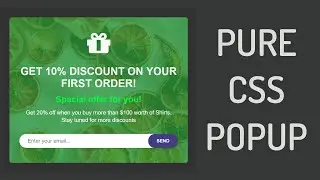 Pure CSS Responsive Popup (modal box) Tutorial