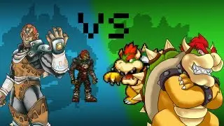 Ganon VS Bowser - The 8Bit Rap Battles #4