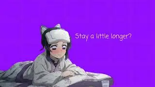 ASMR × rp Sleeping next sick Shinobu kocho 🦋💤