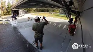 Quick Polyflake Carport w/ POLYASPARTIC (Less than 3 hours)