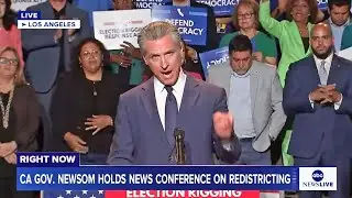 Newsom destroys Trump in viral press conference, he can't handle it