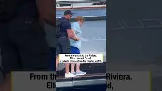 Elton John&rsquo;s Quiet Riviera Arrival #EltonJohn  #SouthOfFrance #CelebrityVacation #davidfurnish