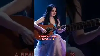 BEAUTIFUL GIRL PLAYING THE GUITAR 🎸 #music #guitar #instrumental #shortvideo