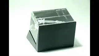 מעבר לרעיון   בסיס קריסטל שחור למגן הוקרה דגם REC