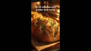 Super Easy Garlic Cheese Pull-Apart Bread 🧀🥖 (SO GOOD!)
