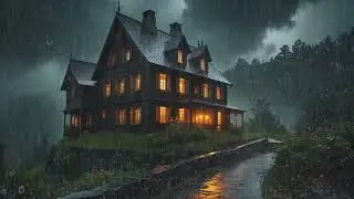 Soft Rain On Forest Cabin | Soothing Rain Sounds For Sleeping, RDR2