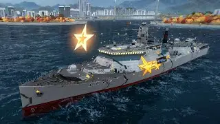 Modern Warships: HMS Fearless( L170) Assault Landing Ship In Action Online Gameplay 