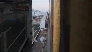 Skip of Yamuna river bridge & Bridge sound 🌉😍😍#shorts #ytshorts #icfcoach