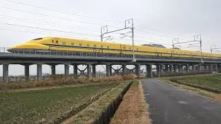 ドクターイエロー(のぞみ検測·下り)通過