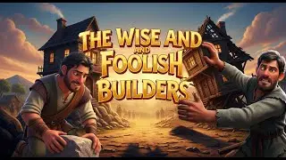 The Wise and the Foolish Builder | Animated Bible Story | HolyScript Tales